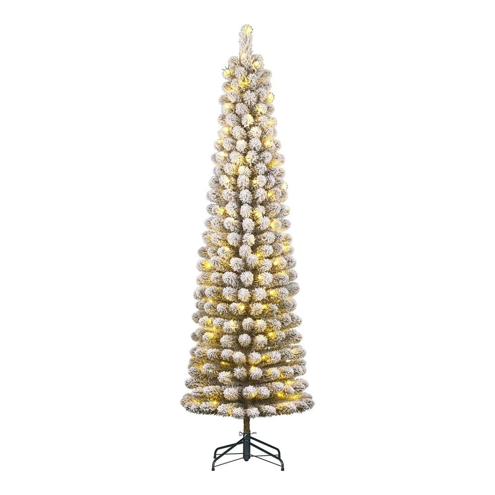 Black box trees sapin de noël charlton - sapin artificiel led avec éclairage blanc chaud - décoration noël avec minuterie,