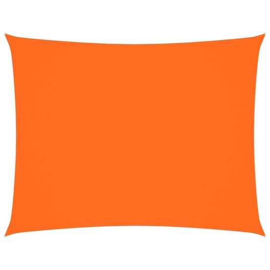 Voile de parasol tissu oxford rectangulaire 3x4 m orange