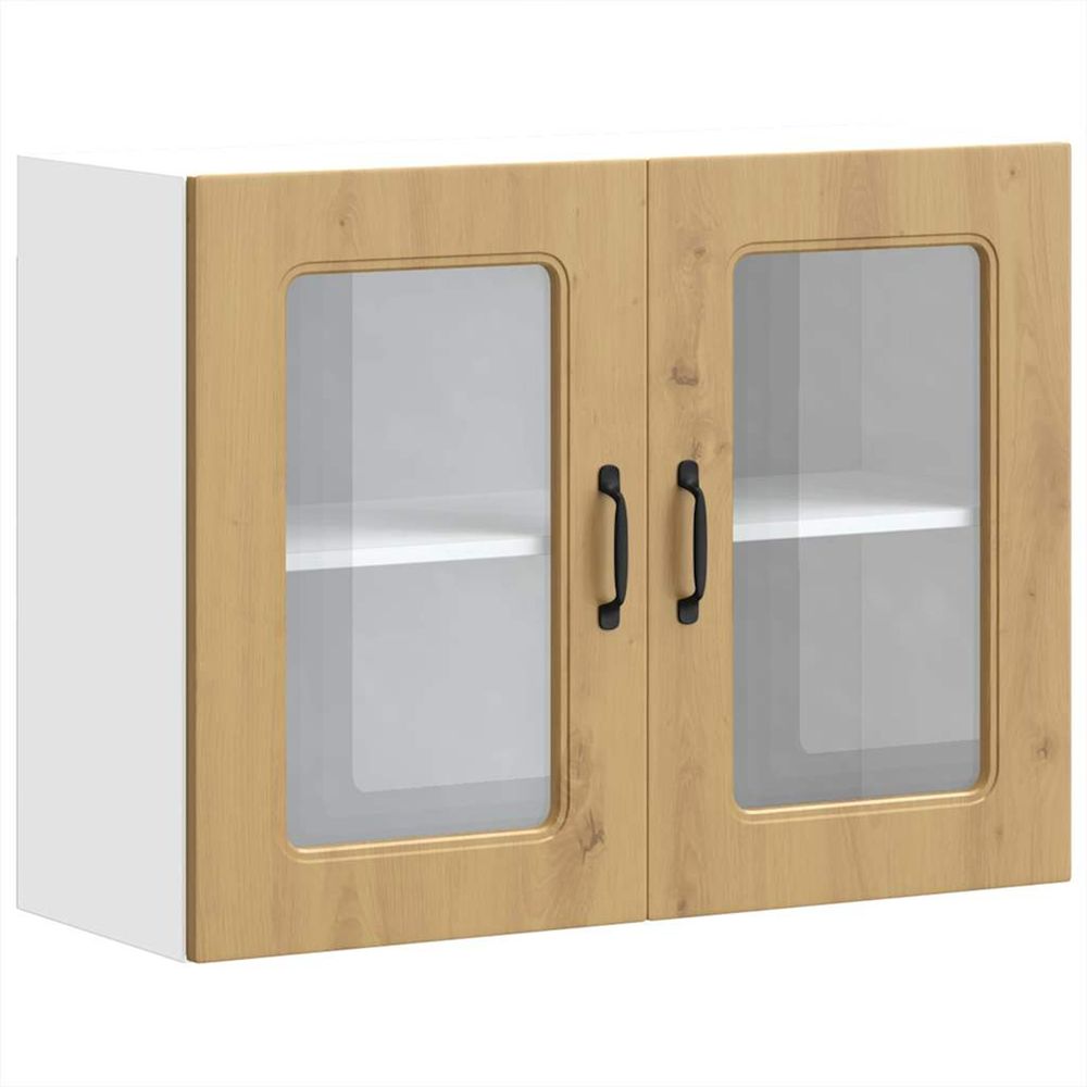 Armoire murale de cuisine avec porte vitrée 