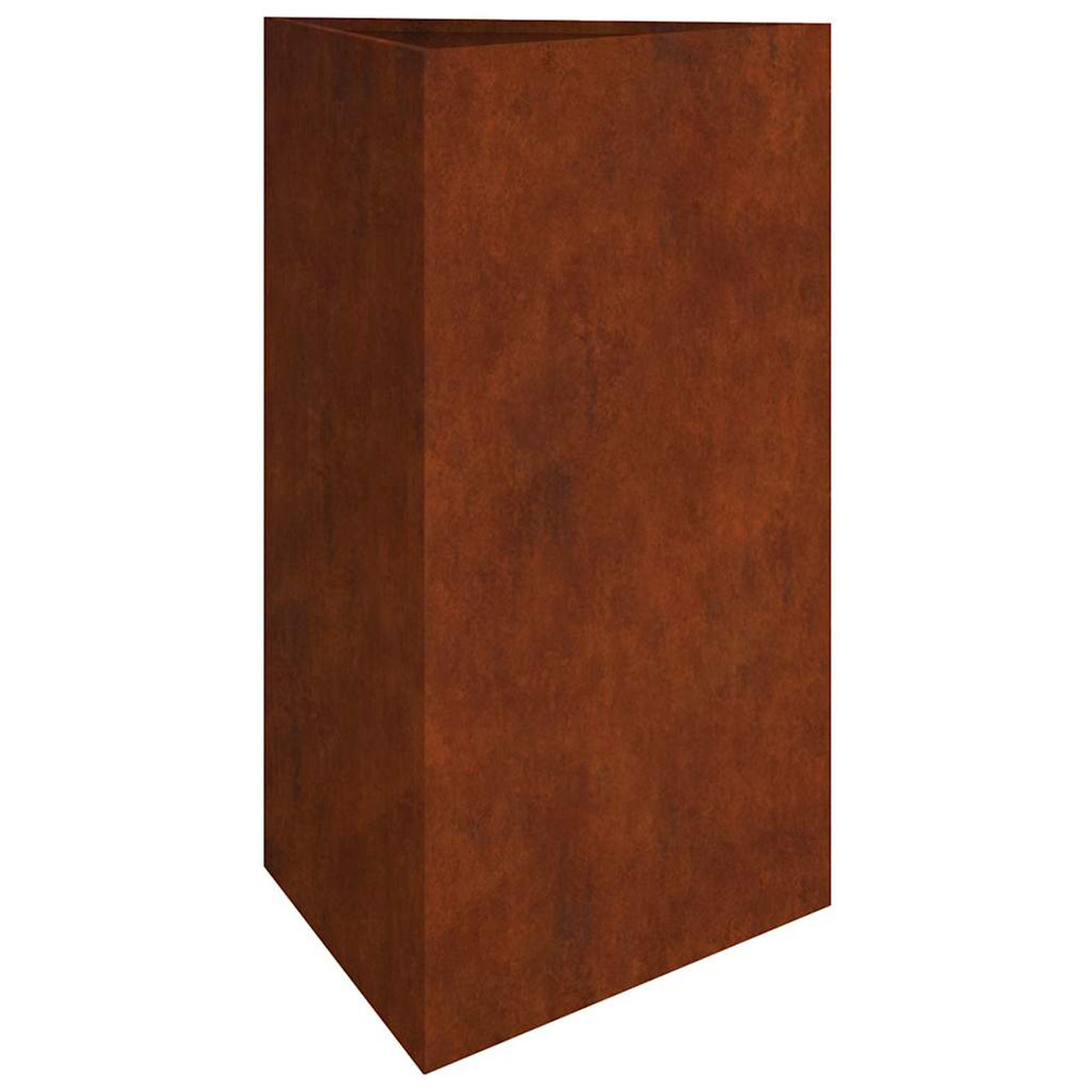 Jardinière d'extérieur 50x43x75 cm acier corten