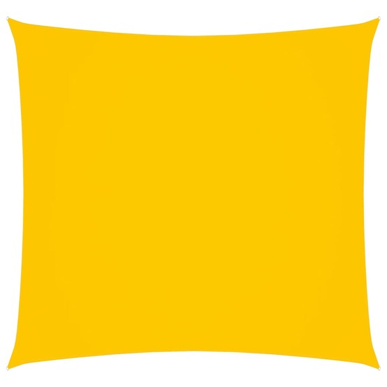 Voile toile d'ombrage parasol tissu oxford carré 2 x 2 m jaune