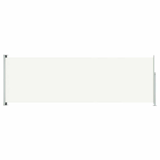 Auvent latéral rétractable de patio 200x600 cm crème