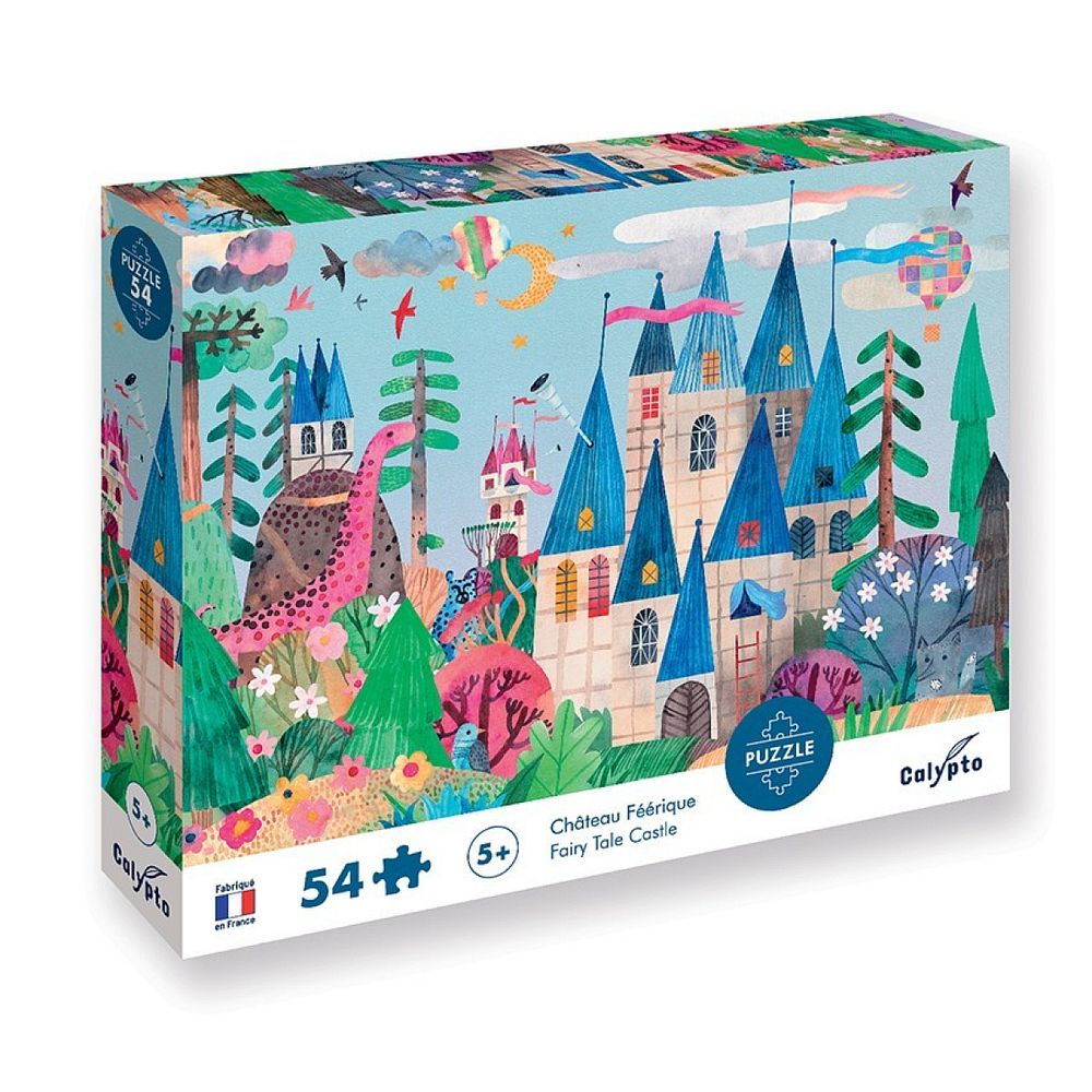 Puzzle 54 pieces - chateau feerique nouvelle version