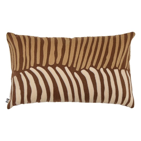 Coussin hary marron 50x30cm