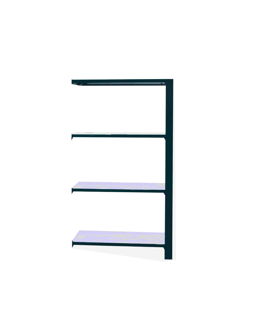 Etagère légère sans vis officlick 4/400 wood a.m. antracite/blanc antracite/blanc 1500x900x400 - simonrack