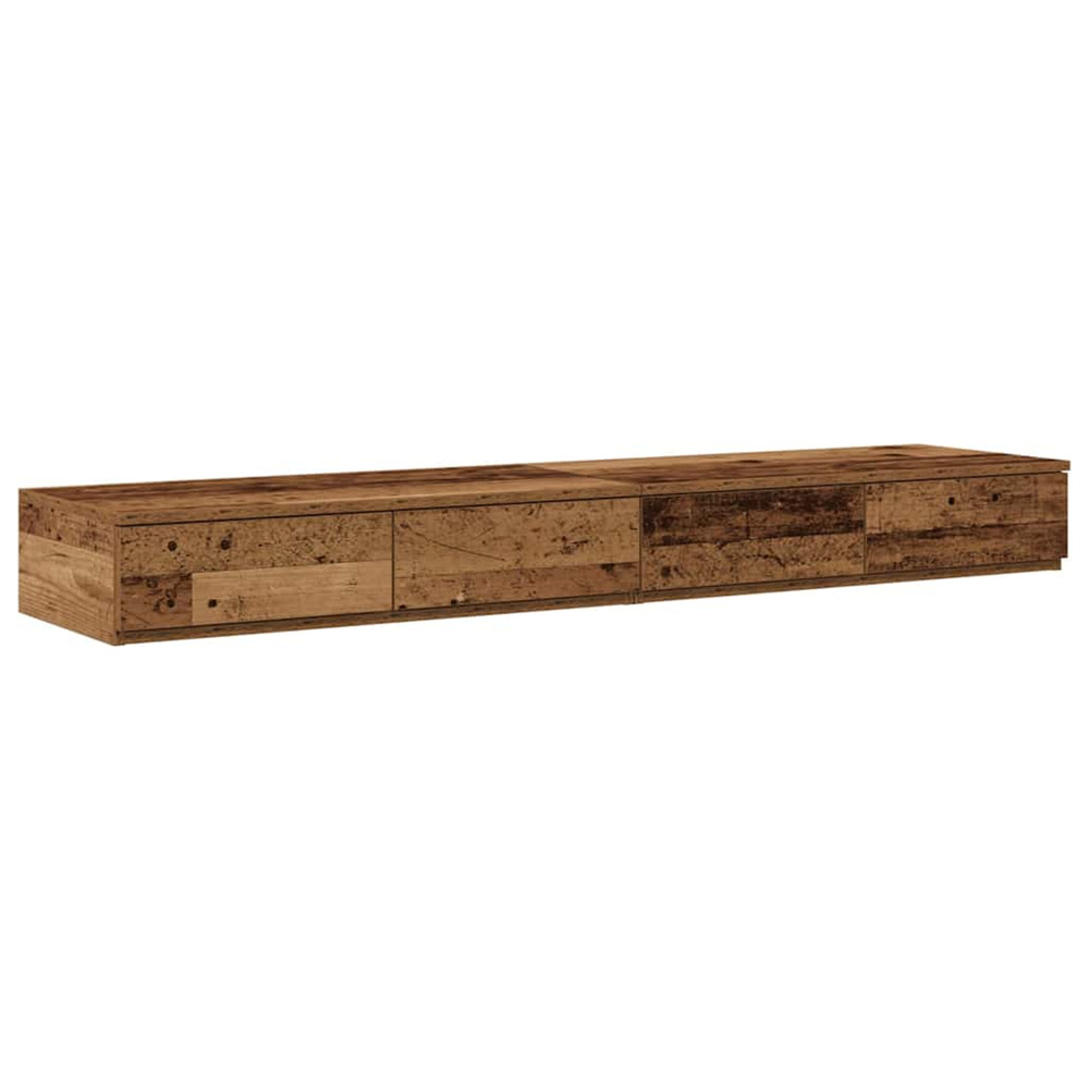 Tiroirs de lit avec tiroir bois ancien 160 x 36,5 x 16,5 cm