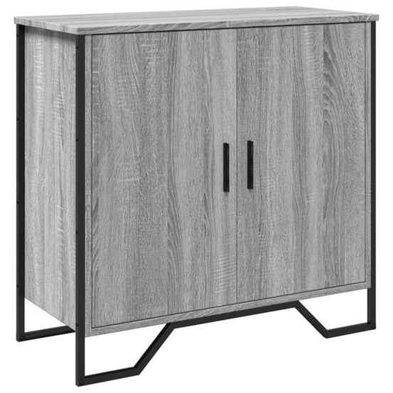 Buffet sonoma gris 78x35,5x74,5 cm bois d'ingénierie