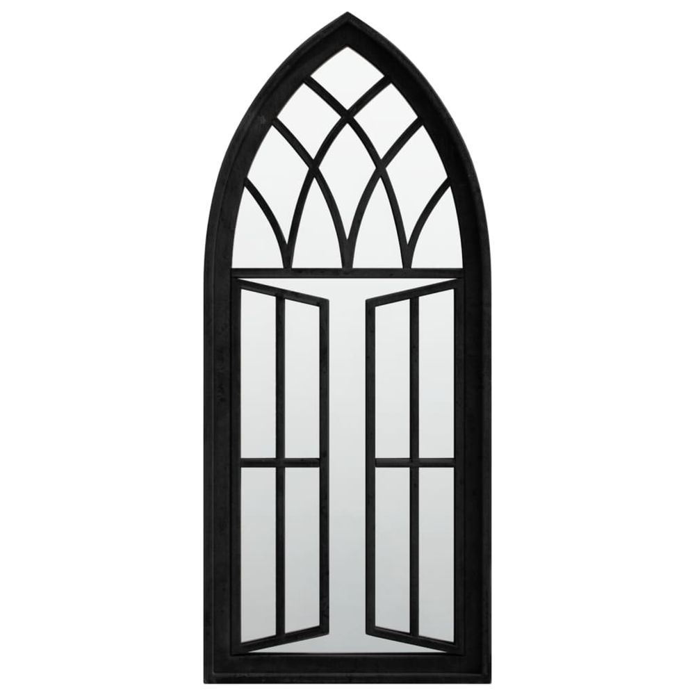 Miroir noir 70x30 cm fer pour utilisation à l'intérieur