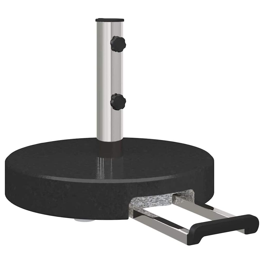 Pied de parasol noir ø 45 x 37,5 cm granite