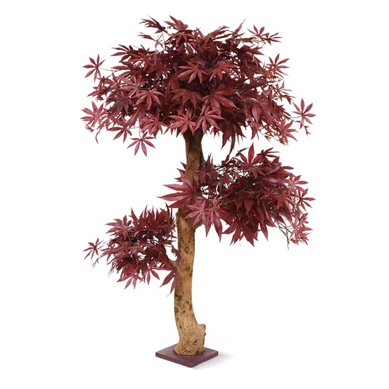 Acer bonsaï arbre artificiel de 95 cm burgundy