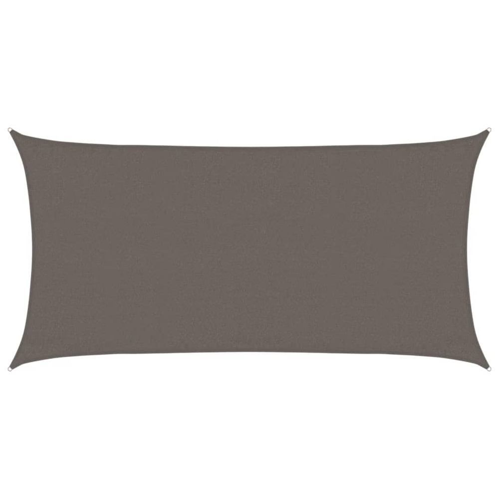 Voile d'ombrage 160 g/m² anthracite 3x6 m pehd