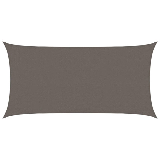 Voile d'ombrage 160 g/m² anthracite 3x6 m pehd