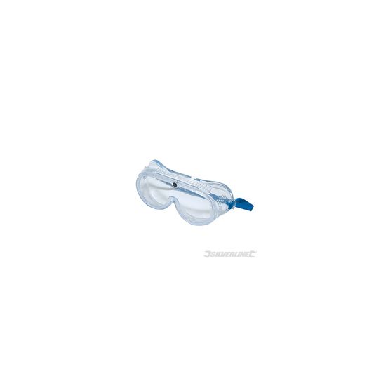 Silverline - lunettes de protection à ventilation directe - ventilation directe - transparentes