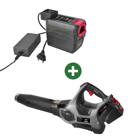 Souffleur 40v voltkore® - batterie 4,0 ah + chargeur inclus