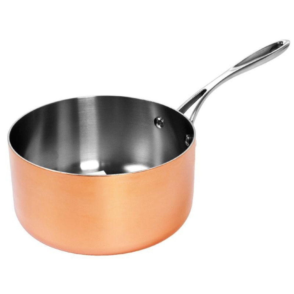 Casserole couleur cuivre triple épaisseur 180 mm vogue