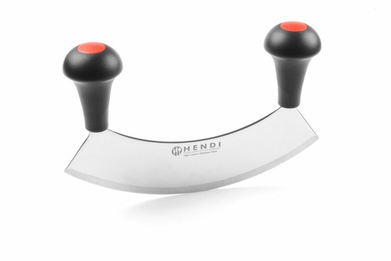 Hachoir demi-lune lame simple noir (l)215 mm - hendi