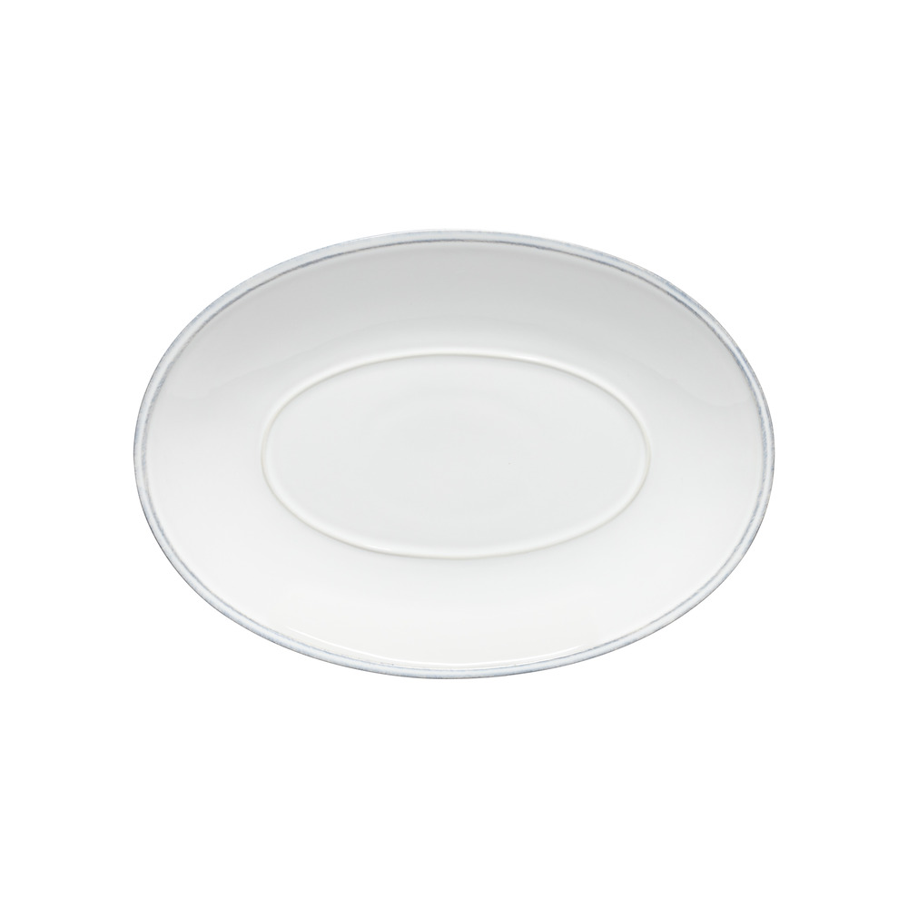 Plat ovale friso blanc 30,1 x 21 cm - costa nova