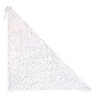Filet de camouflage triangulaire blanc 3x3x3m