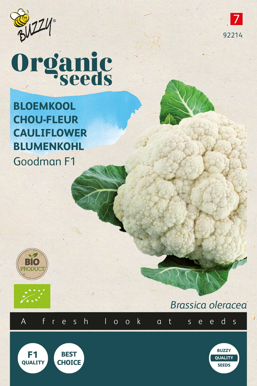 Buzzy organic chou fleur goodman (bio) - ca. 25 graines