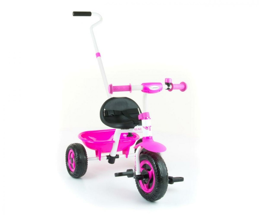 Tricycle turbo - couleur rose et blanc