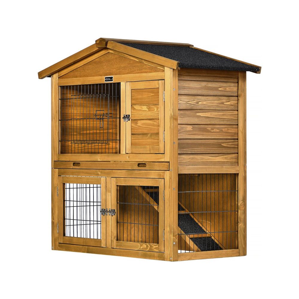 Clapier poulailler en bois 