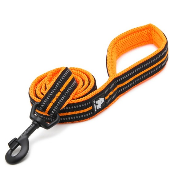 Laisse chien walk assortie au harnais truelove country plus - 200 cm - Orange