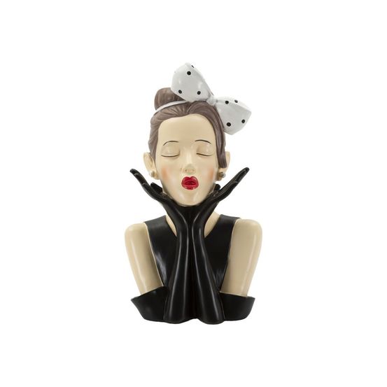 Vase déco femme nœud