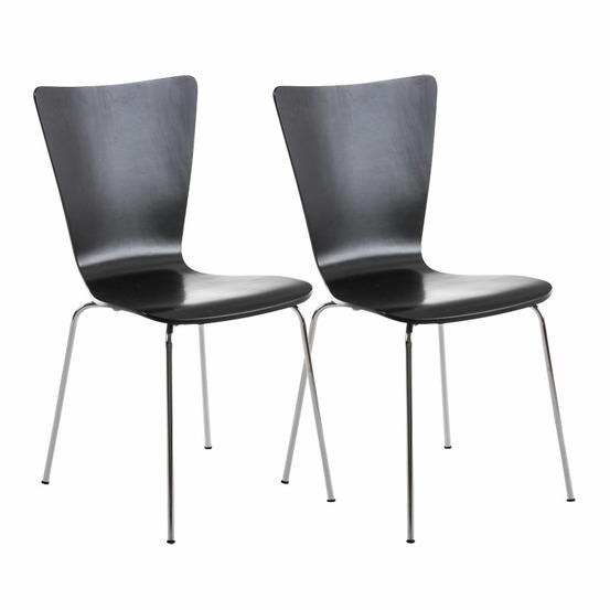 Lot de 2 chaises visiteurs aaron