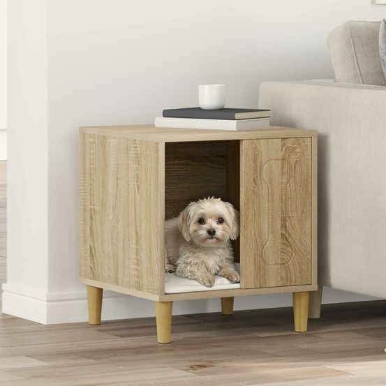 Maison pour chiens sonoma 44 x 42 x 49 cm bois d'ingénierie