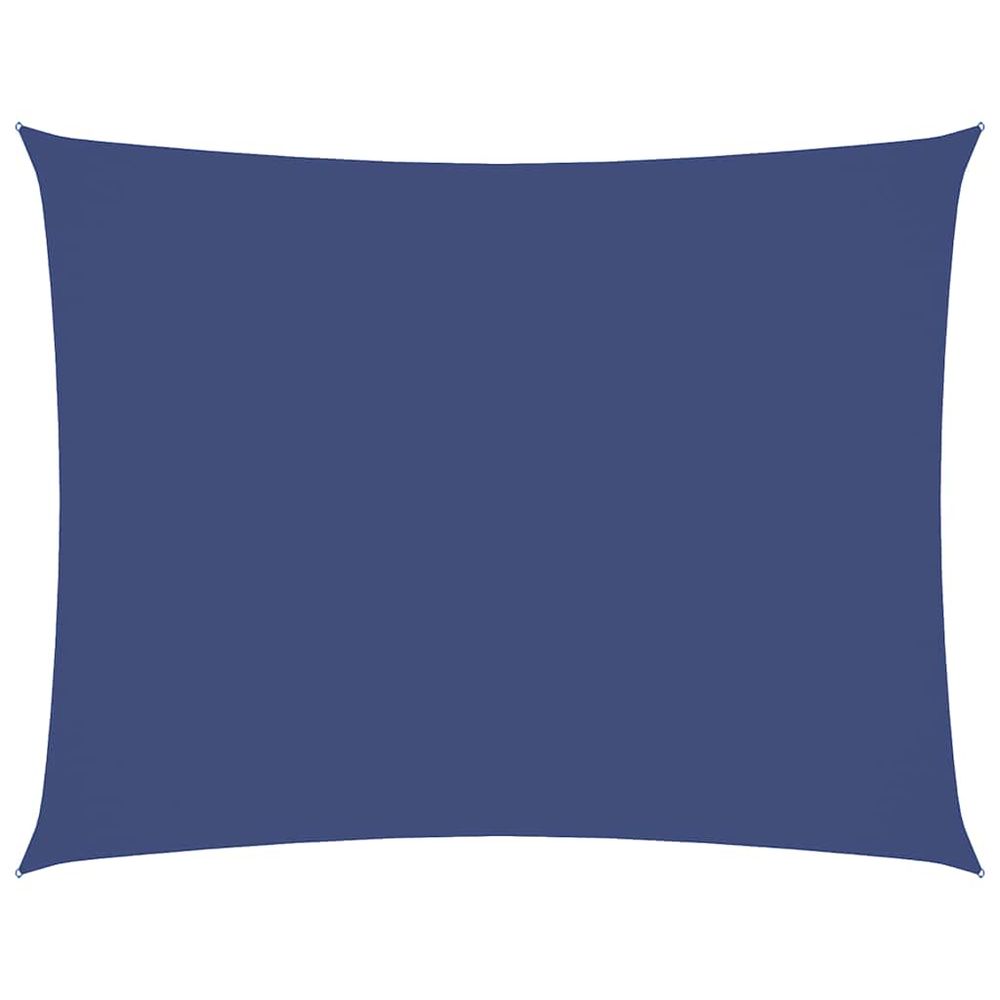 Voile de parasol tissu oxford rectangulaire 2,5x3,5 m bleu