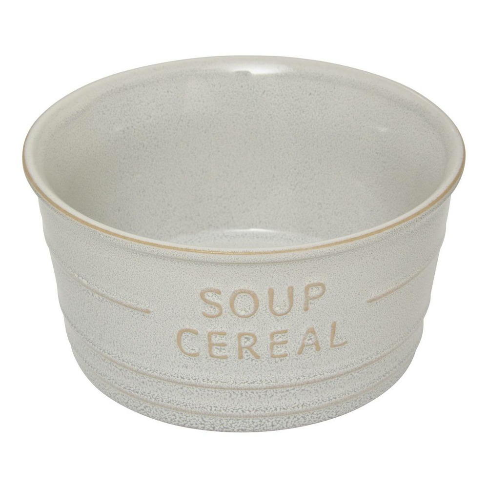 Bol inscription soup cereal blanc 50cl