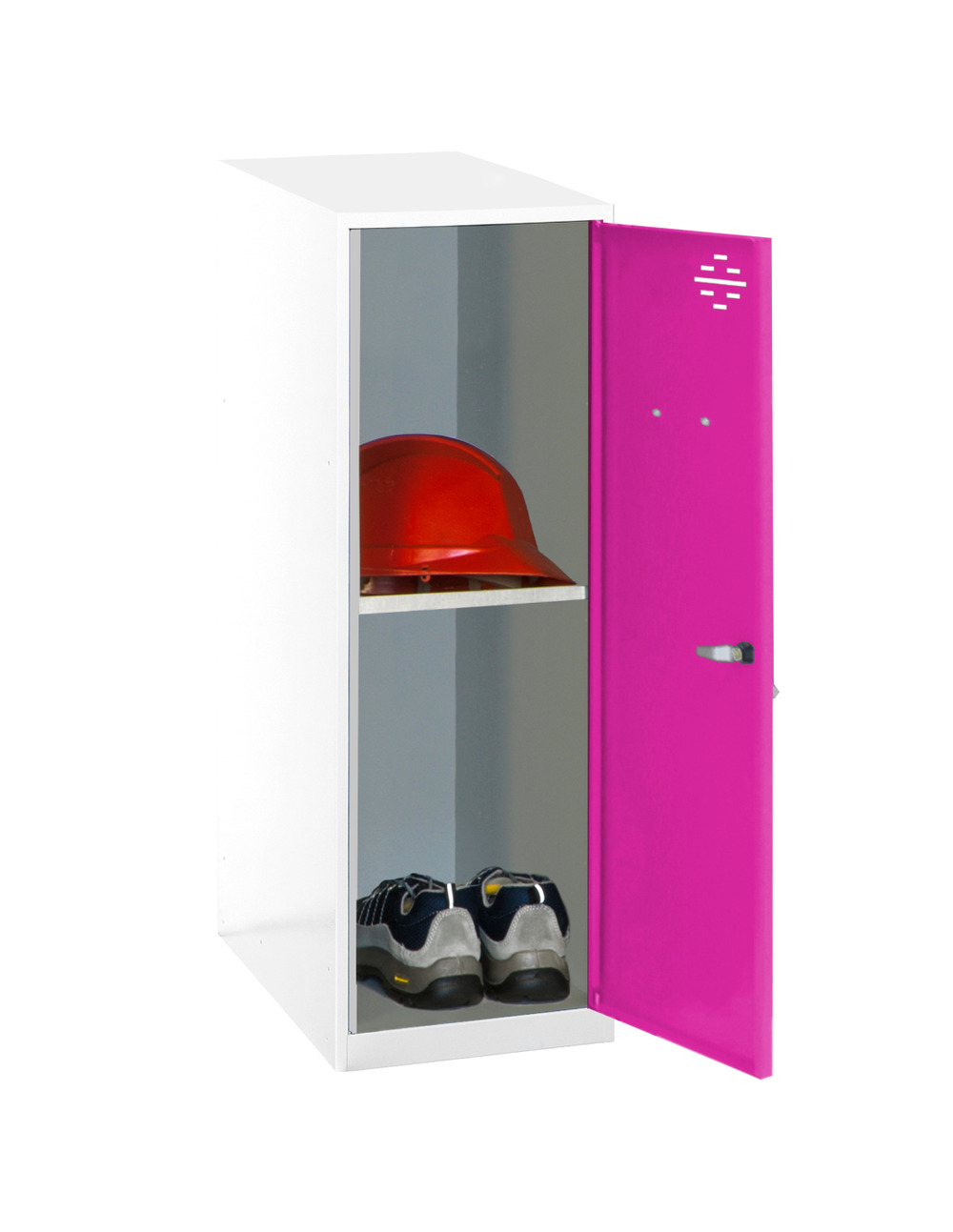 Casier-armoire simonlocker dism. Mini + ban. 915x400x500 mm bl/ro blanc/rose 915x400x500 - simonrack