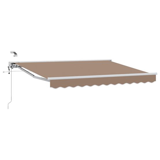 Auvent rétractable électrique taupe 3 x 2,5 m