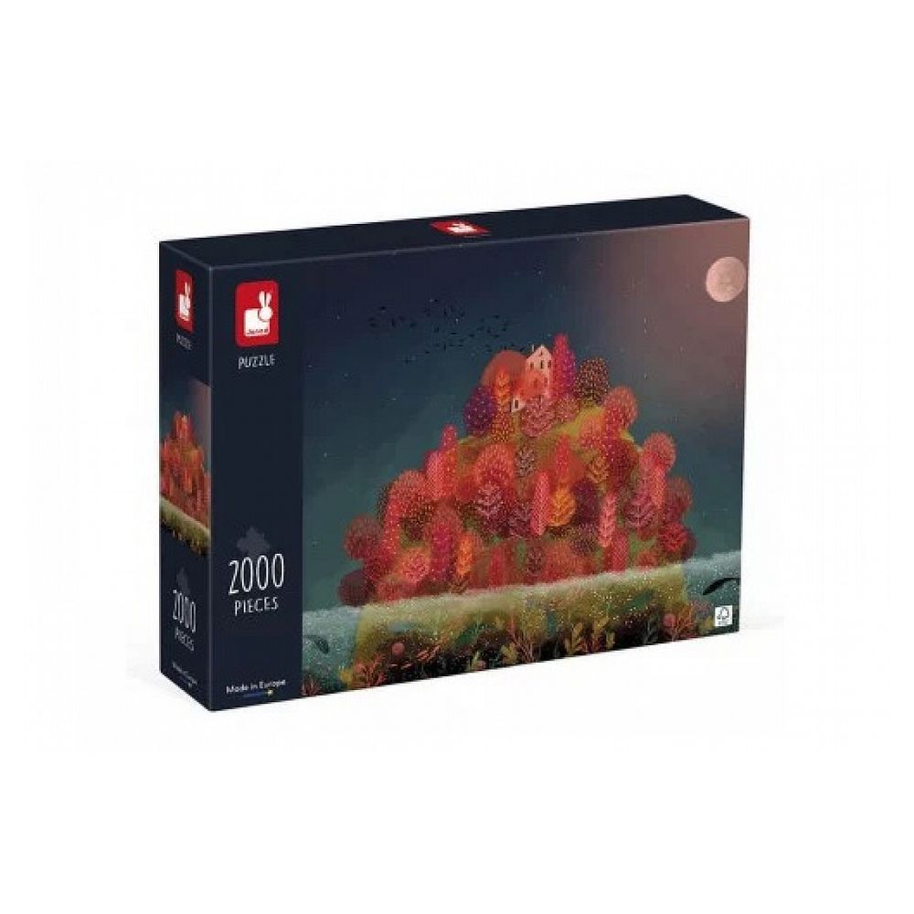 Puzzle automne rouge 2000 pieces