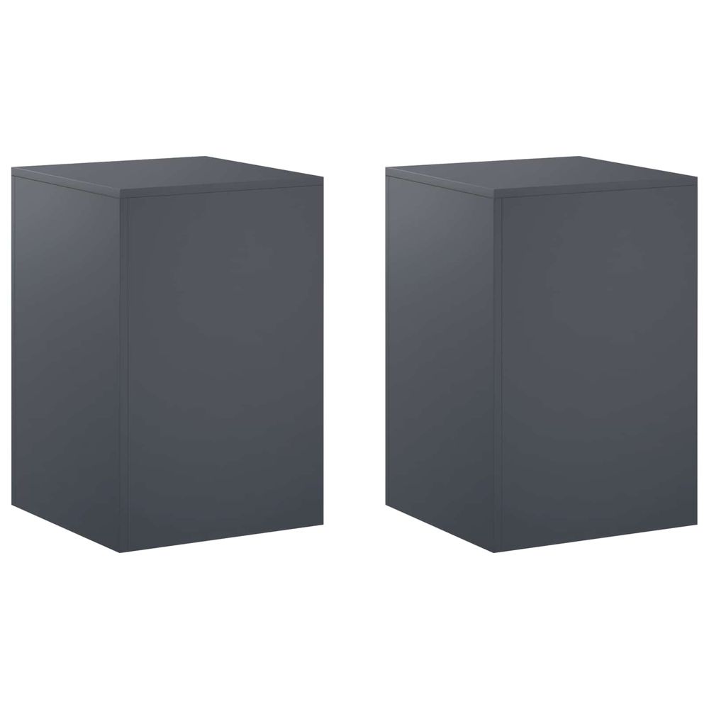 Support de plante 2 pcs anthracite 40 x 40 x 60 cm