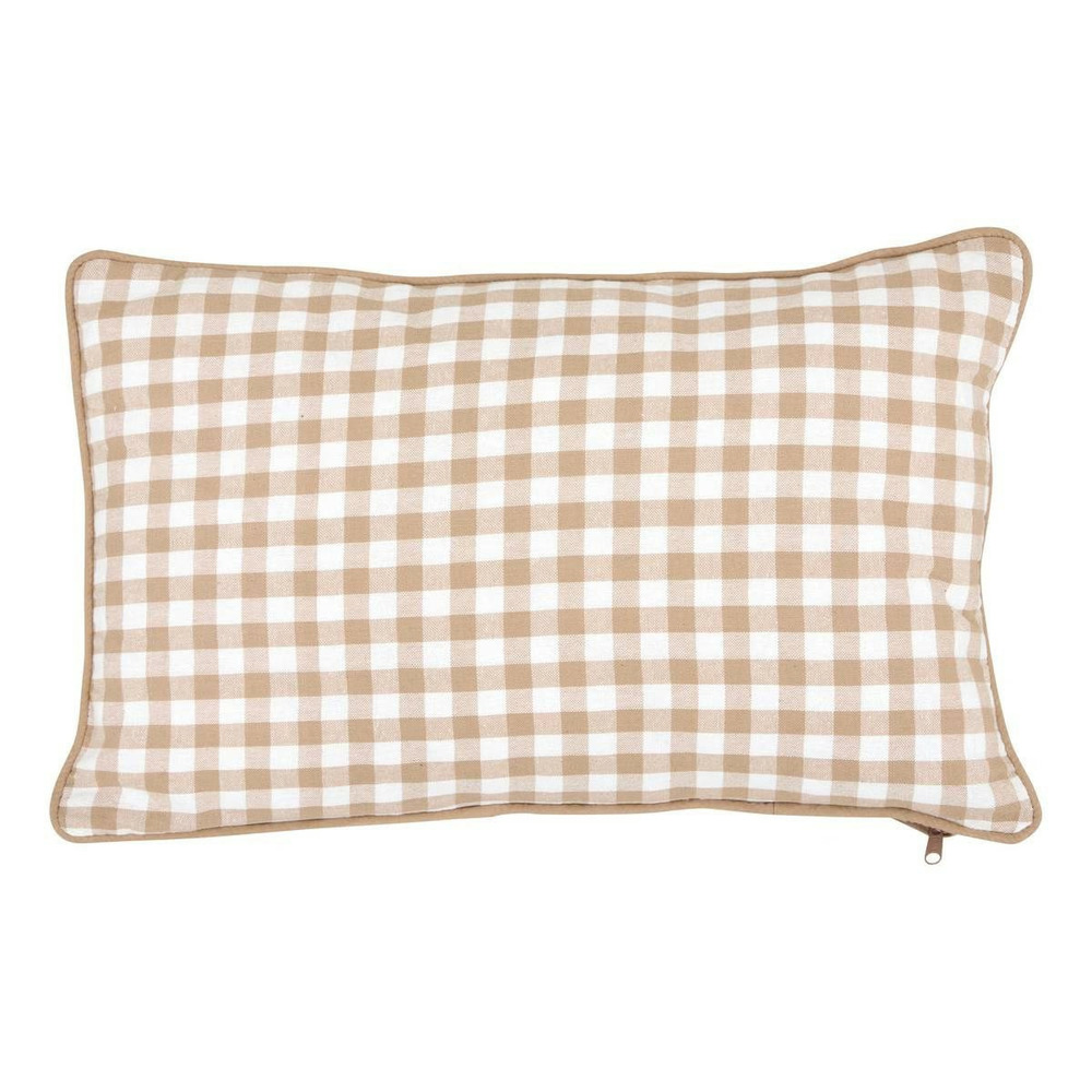 Coussin déco imprimé vichy 