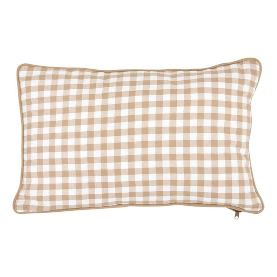 Coussin déco imprimé vichy