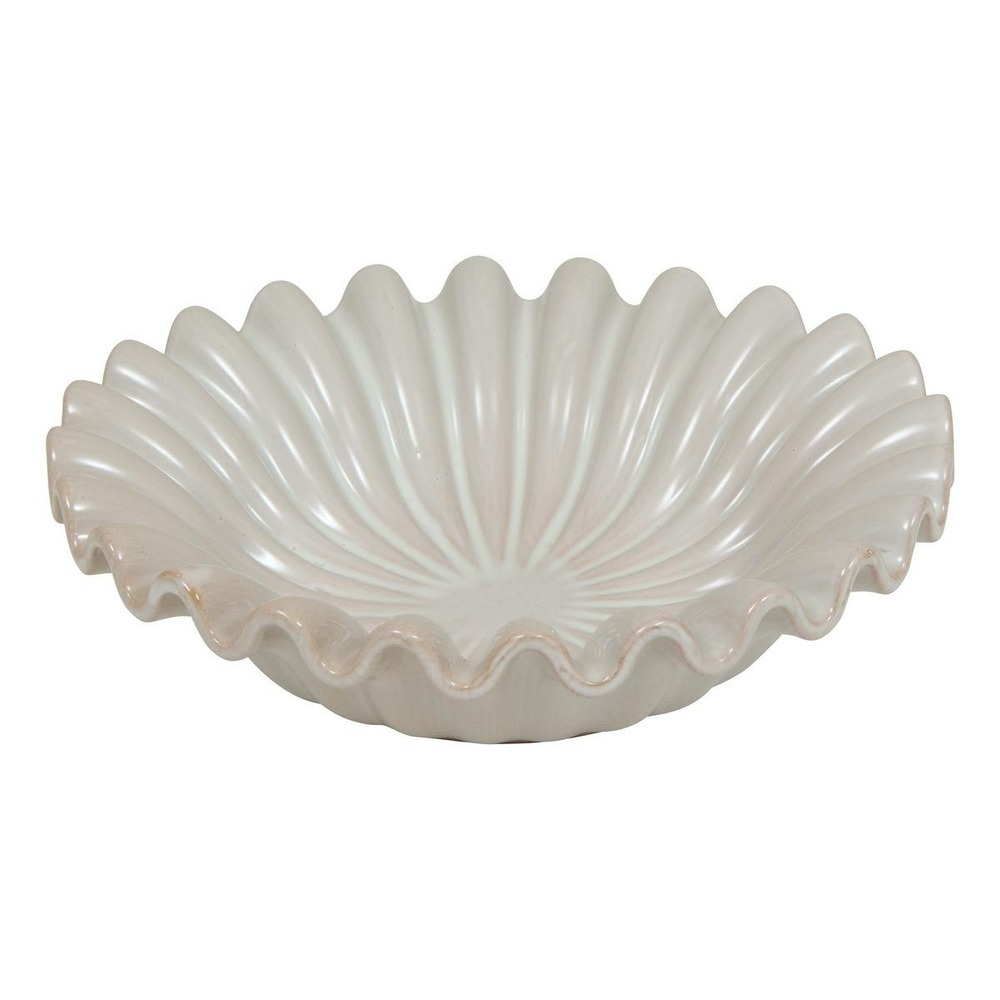 Coupelle sien d25cm en céramique blanc