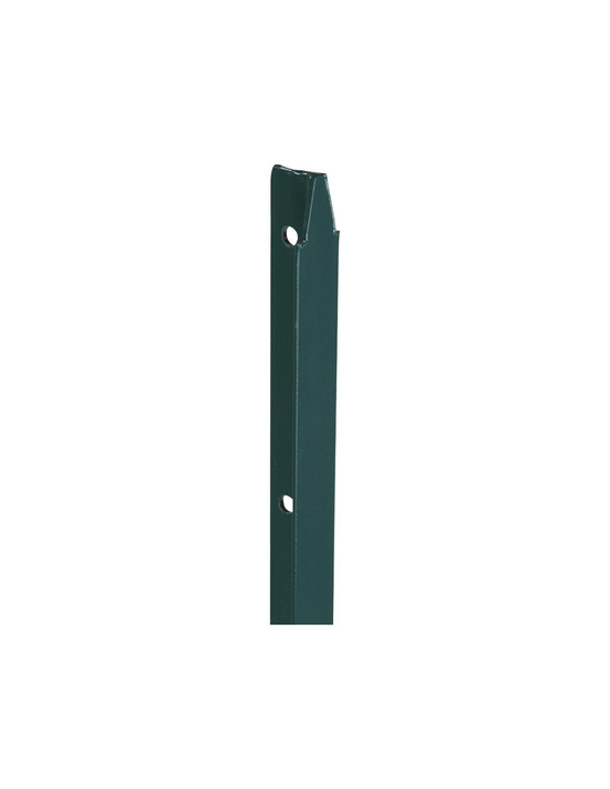 Piquet de clôture simple en t plastifié vert 1,2m
