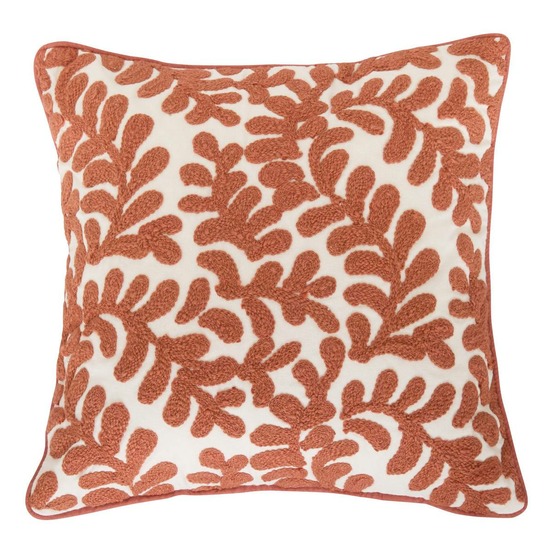 Housse de coussin sienna 40x40cm terracotta