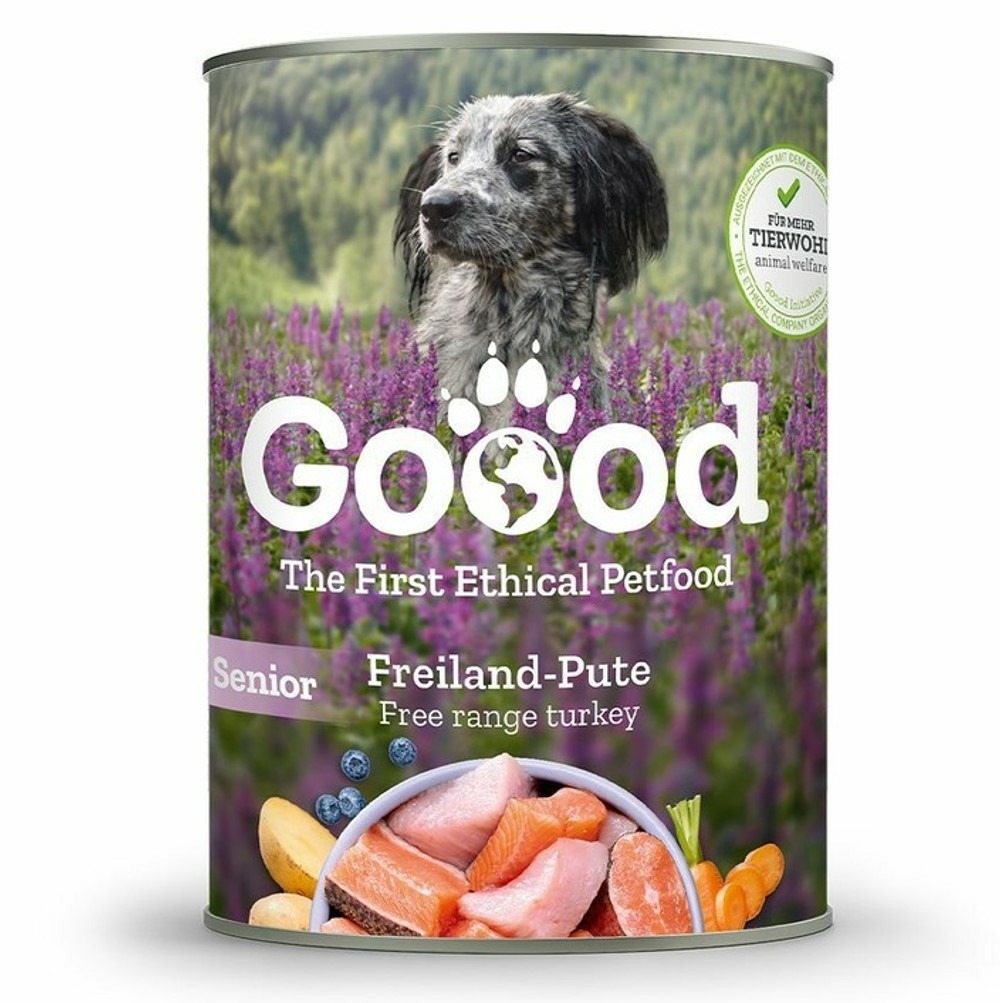 Patées pour chien Senior, repas complet à la dinde et à la truite 800 g