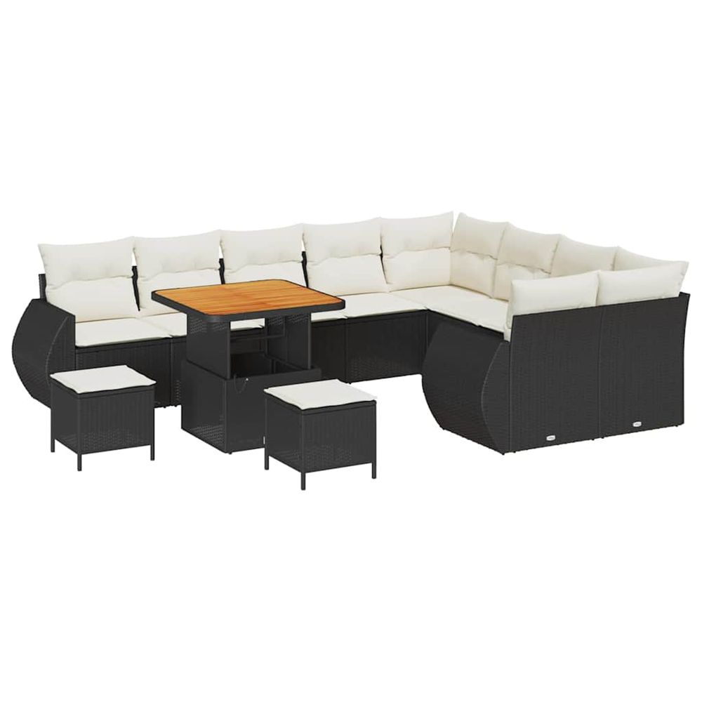 Ensemble de canapé de jardin 12 pc 12-nombre de places