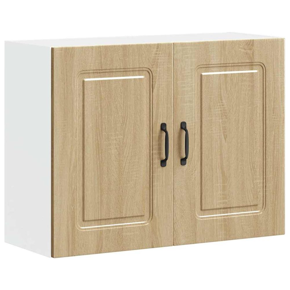 Armoire murale de cuisine kalmar chêne sonoma bois d'ingénierie