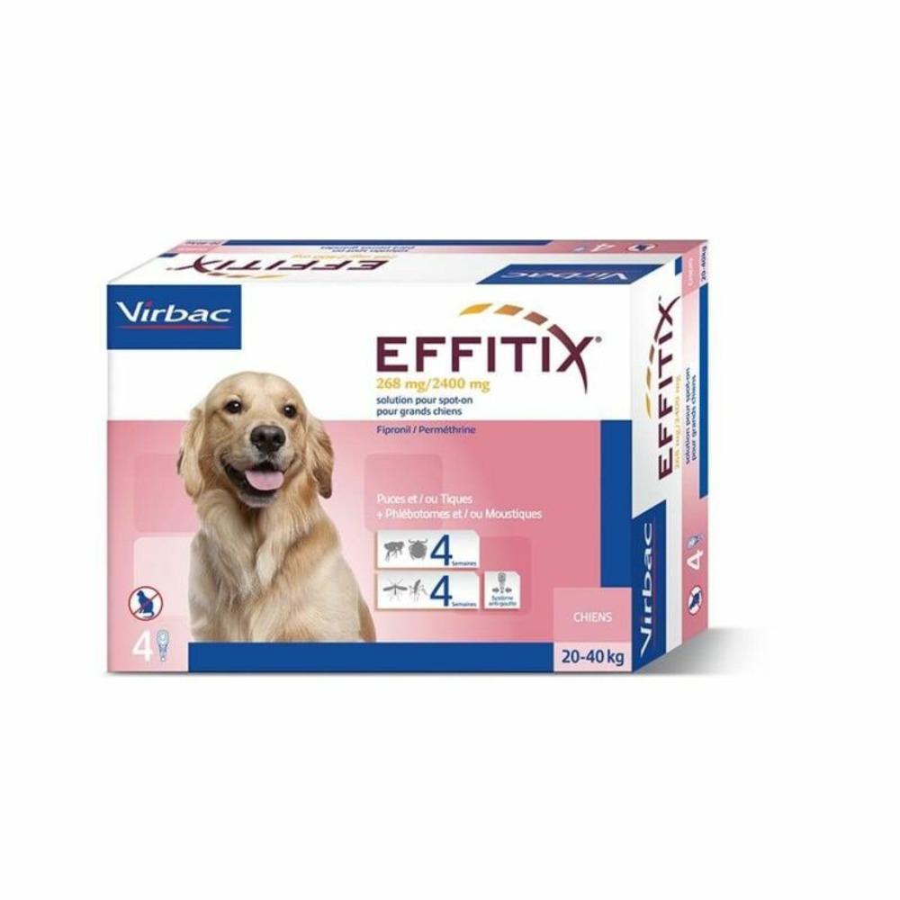 Effitix chien (20-40 kg) - virbac 24 pipettes