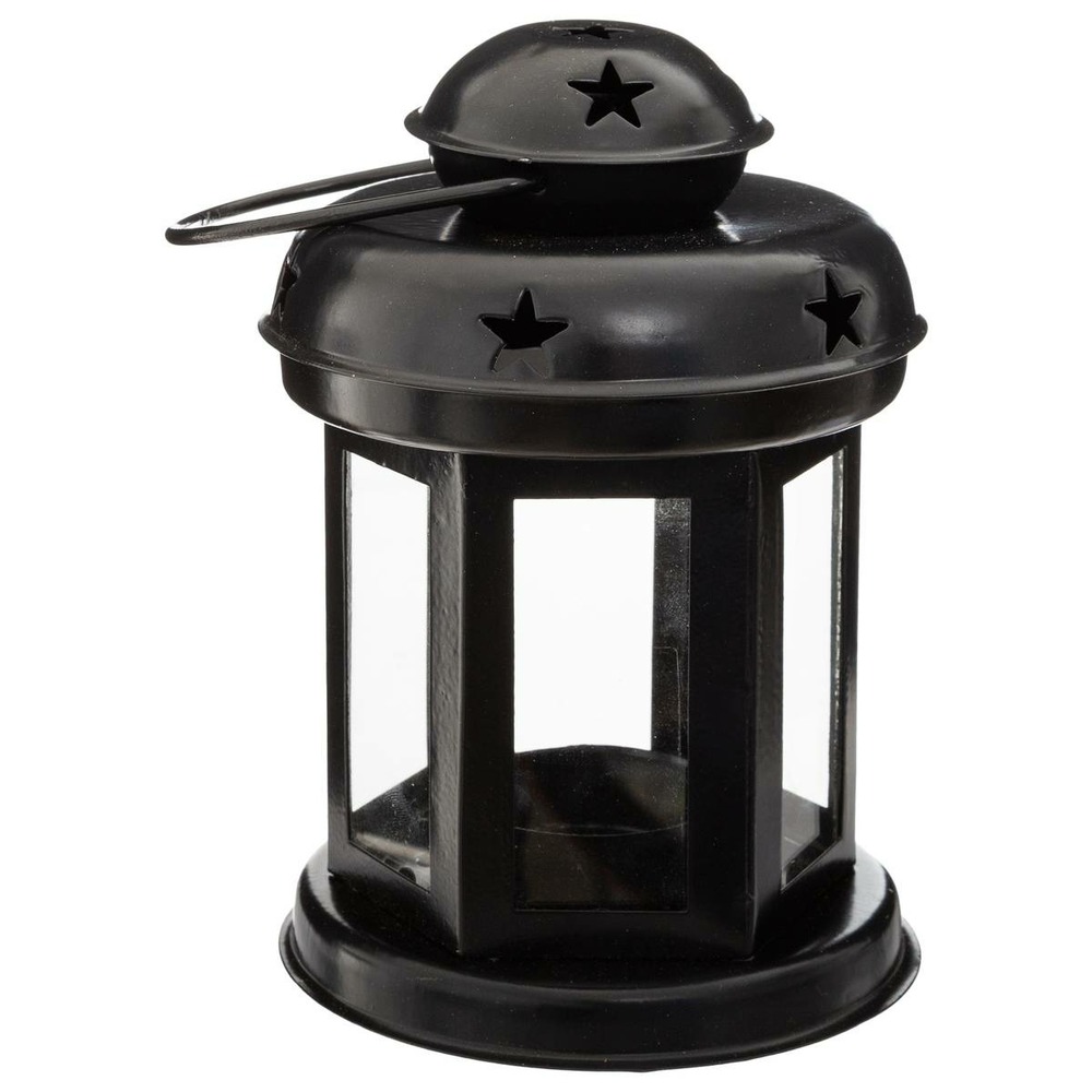 Lanterne métal en box palette assorti