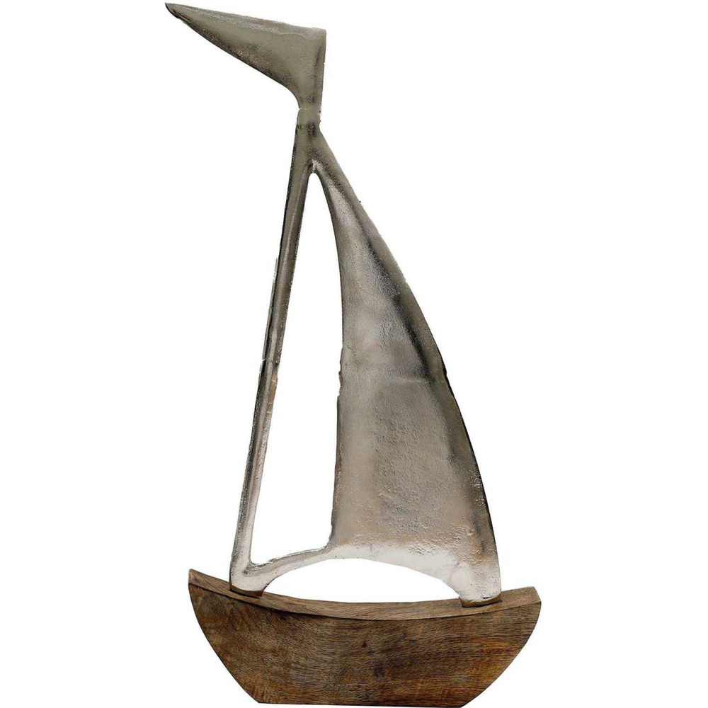 Bâteau décoratif en métal