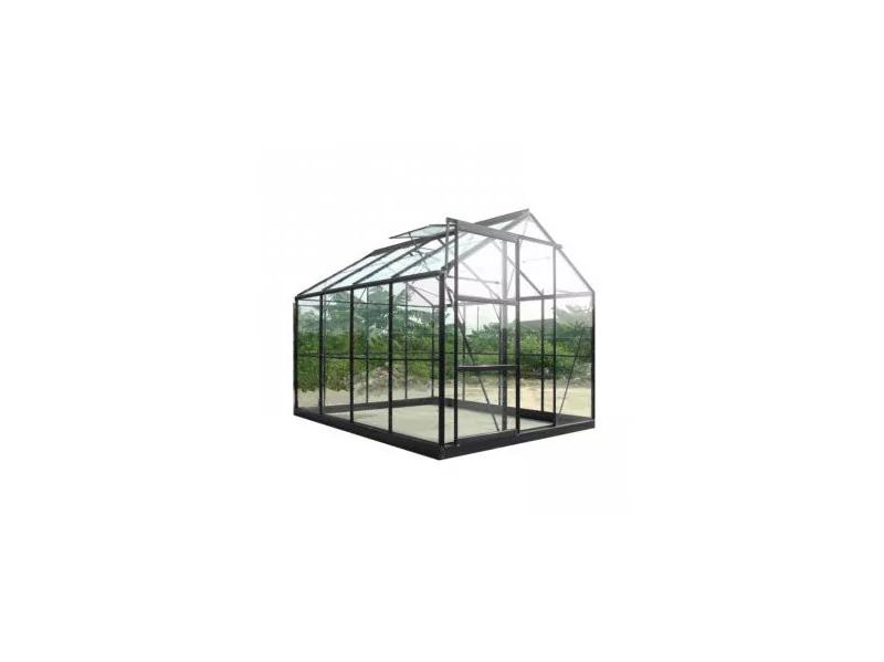 Serre de jardin en verre trempé sekurit 4 mm + base - 8,9 m ?
