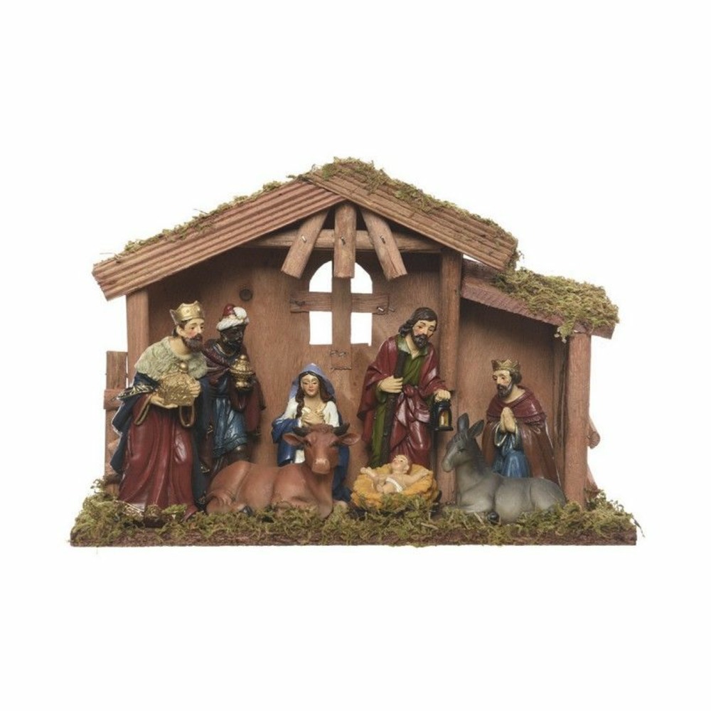 Crèche de noël métal