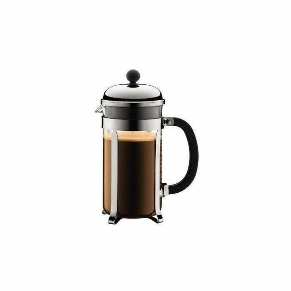 Chambord - cafetière à piston bodum , 8 tasses, 1.0 l, acier inox