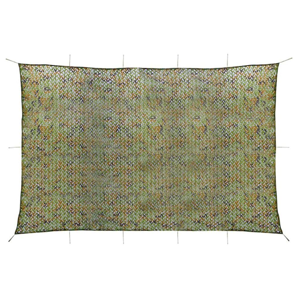Filet de camouflage avec sac de rangement 5x6 m vert